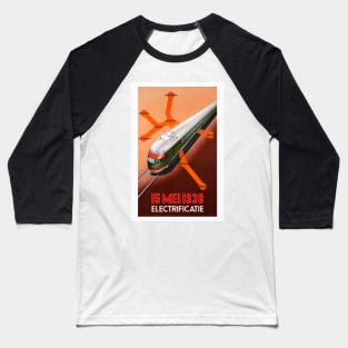 15 Mei 1938 Electrificatie Vintage Poster Baseball T-Shirt